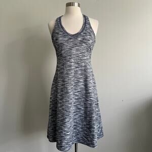 MPG Athletic Dress Racerback V-neck Pockets Mesh Panel Small Activewear Dress